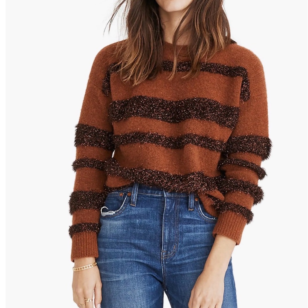 Madewell Tinsel Striped Sweater